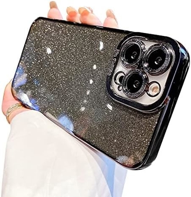 Прозрачный дизайн корпуса iPhone 12 Pro Max, встроенный блеск роскошной блестящей бумаги, поп и красивый