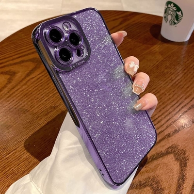 Прозрачный дизайн корпуса iPhone 12 Pro Max, встроенный блеск роскошной блестящей бумаги, поп и красивый