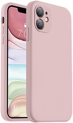 Совместимая с чехлом для iPhone 11, улучшенный жидкий силикон с [квадратными краями] [мягкая антиграбная микроволокновая оболочка]