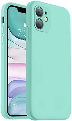 Совместимая с чехлом для iPhone 11, улучшенный жидкий силикон с [квадратными краями] [мягкая антиграбная микроволокновая оболочка]