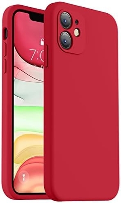 Совместимая с чехлом для iPhone 11, улучшенный жидкий силикон с [квадратными краями] [мягкая антиграбная микроволокновая оболочка]