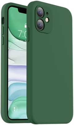 Совместимая с чехлом для iPhone 11, улучшенный жидкий силикон с [квадратными краями] [мягкая антиграбная микроволокновая оболочка]