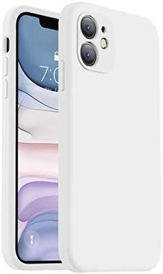 Совместимая с чехлом для iPhone 11, улучшенный жидкий силикон с [квадратными краями] [мягкая антиграбная микроволокновая оболочка]