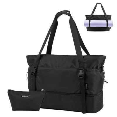 Женский дорожный рюкзак для путешествий, сумка, рюкзак, с отделением для обуви и влажным карманом, сумка для коврика для йоги, сумка для выходных дней