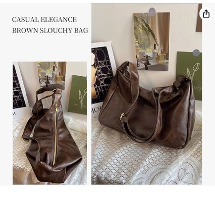 Сумки-хобо для женщин, ультрамягкая складная веганская кожаная сумка на плечо, стильные сумки-тоут с мягкой посадкой