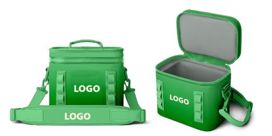 Мягкий холодильник - Изолированная герметичная сумка-холодильник с водонепроницаемой молнией | Портативный контейнер для льда на 28 банок для кемпинга, пляжа, путешествий, пикника, рыбалки