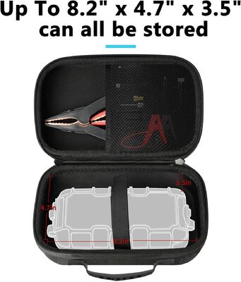 Защитный чехол из ЭВА, совместимый с пускателями NOCO GB20/GB40/GBX45/GB50, AstroAI S8/NEXPOW/BIUBLE/BUTURE/HULKMAN. Можно хранить до 8,2 x 4,7 x 3,5 дюйма, только портативный дорожный футляр.