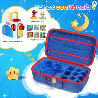 Жесткий кейс для переноски подходит для стартового набора книг Little Tikes Story Dream Machine, большой защитный дорожный контейнер для аудиосказок Real for Littles Character Collection, (только коробка)