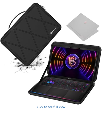 Жесткий защитный чехол из ЭВА для 16-дюймового MSI Raider GE68 HX 14V | Совместим с 16-дюймовым MSI Raider GE68 HX 14V, MSI Vector 16 HX A14V/A13V, противоударный чехол для ноутбука