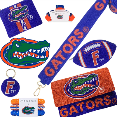 UF UNIVERSITY OF FLORIDA КОШЕЛЁК ДЛЯ МОНЕТ С БИСЕРОМ В ВИДЕ ФУТБОЛЬНОГО МЯЧА
