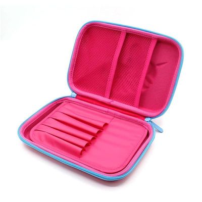 Случай карандаша 3D ЕВА единорога ODM 60Pcs печатая цвет пинка логотипа