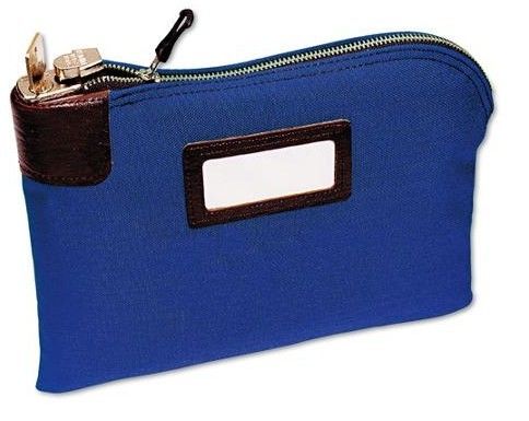 Прочные сумки для банковских карт на молнии, изготовленные из прочного нейлона 70D с тисненым логотипом и замком для безопасной работы с наличными