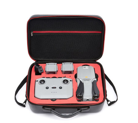 Защитный жесткий черный кейс для хранения из ЭВА с пенопластовой подкладкой и плечевым ремнем, идеально подходит для безопасного хранения и транспортировки