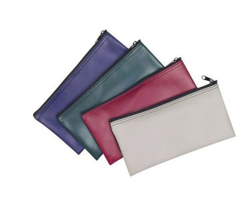 Настраиваемые сумки для банковских депозитов на молнии, доступные в различных размерах, изготовленные из ПВХ и кожи, подходящие для внесения наличных